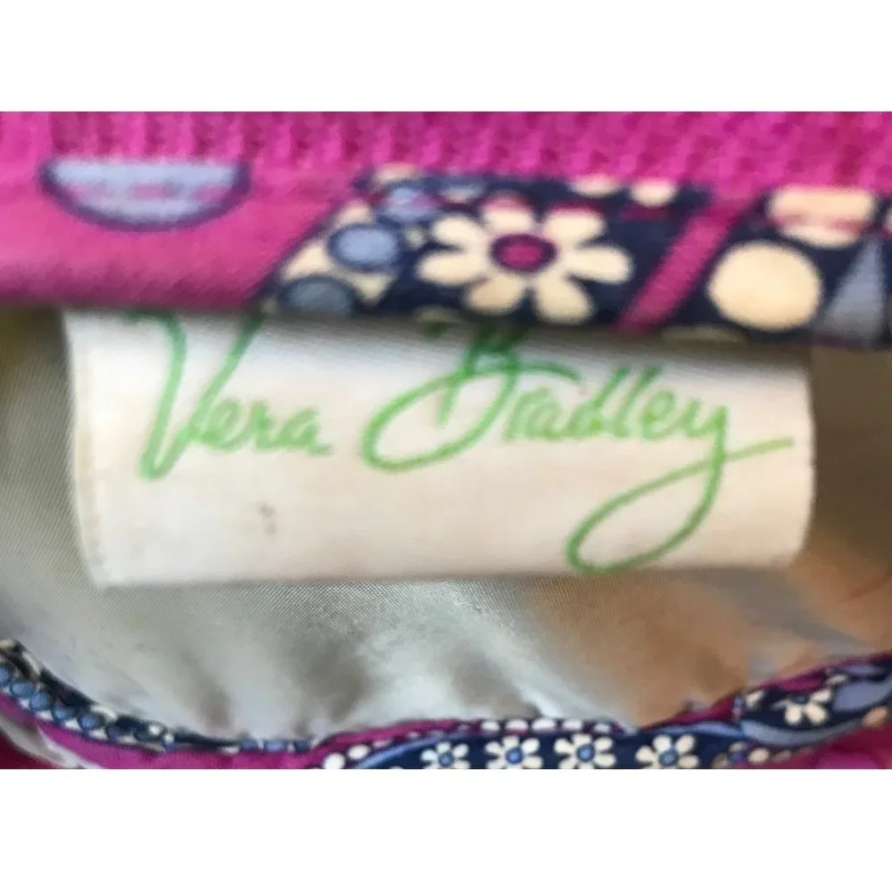 Vera Bradley Boysenberry Travel Cosmetic / Makeup Case